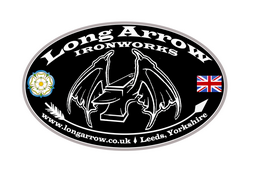 Long Arrow Ironworks Black Flying Anvil Logo
