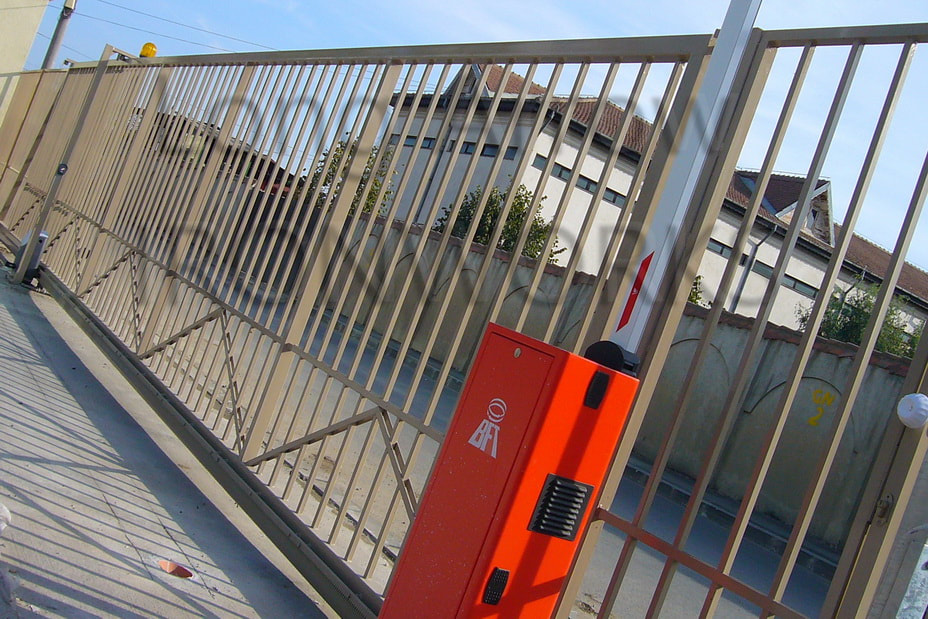 Access Controlled entrance - Sliding gate and automated barrier
