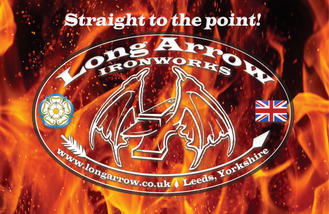 Flying Anvil - Long Arrow Ironworks Logo