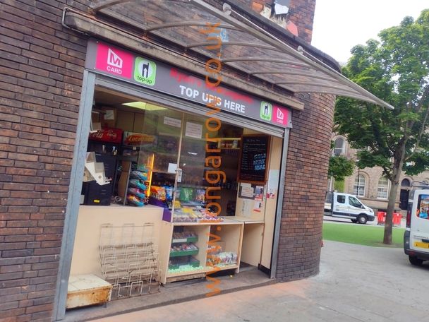shop front entrance canopy fitted in Leeds LS1