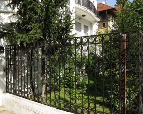 Security Solid Wrought Iron Fencing Manufacturer Leeds