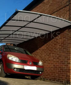 Pillar-less driveway carport uk