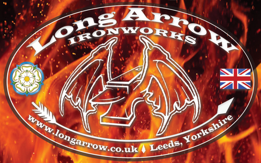 Leeds Metal Fabrication Logo Flying Anvil Long Arrow