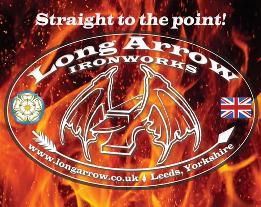 Long Arrow Ironworks Fire Flying Anvil Gates