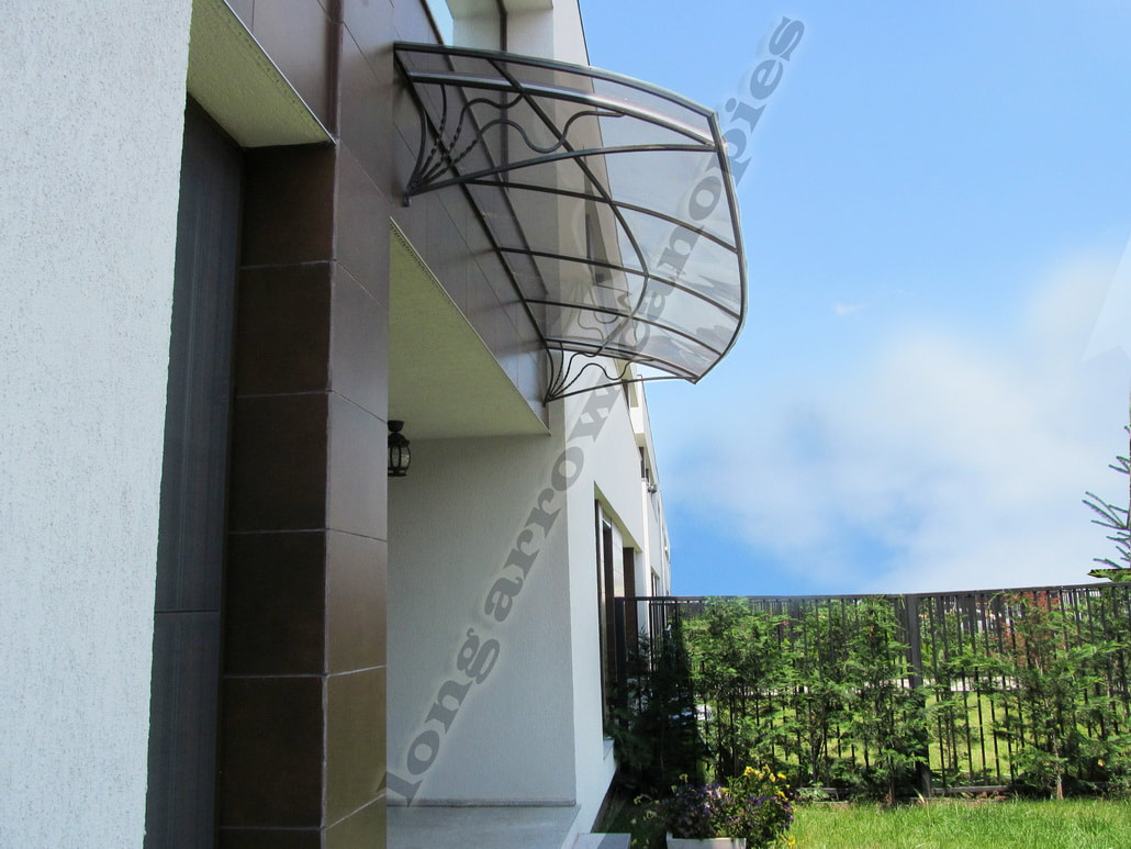 clear sky wrought iron patio canopies