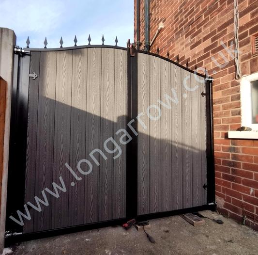 metal side gate in Scholes in Elmet Leeds West Yorkshire