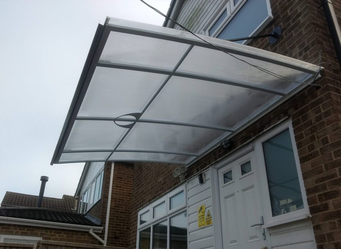 Patio canopy installation in Leeds