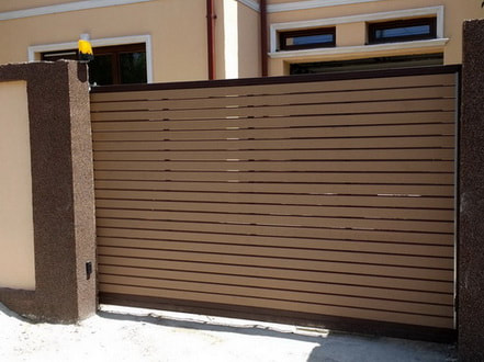 Cantilever Composite Electric Powered Gate Leeds