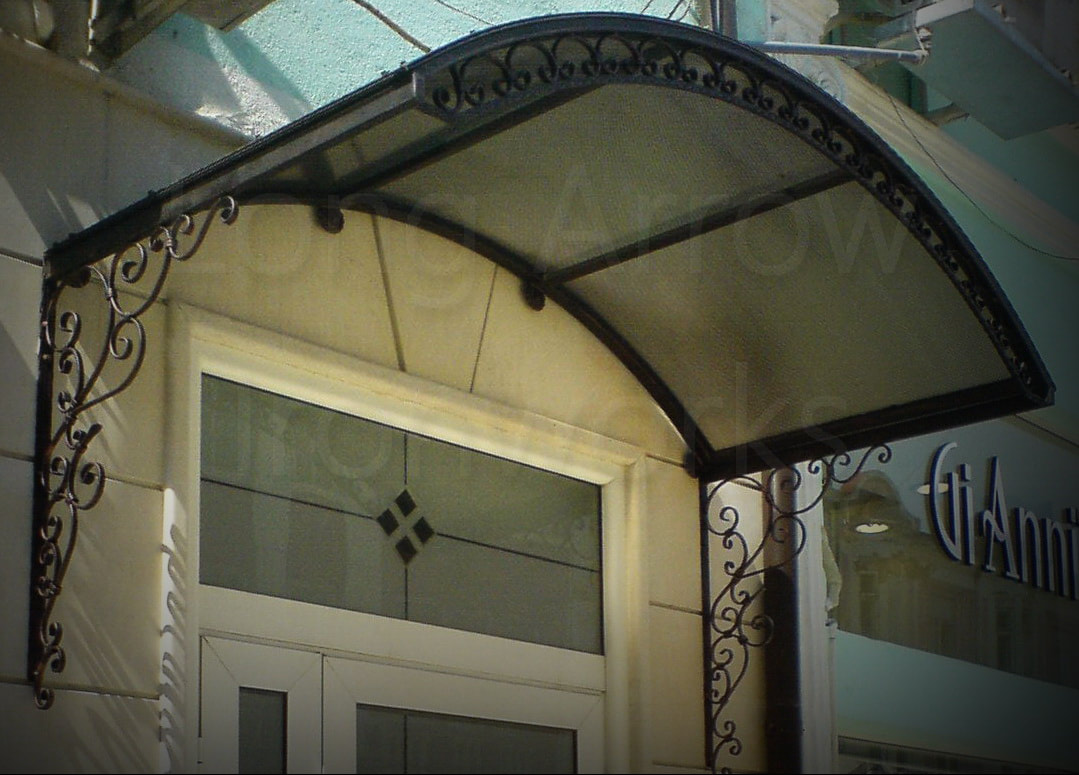 wrought iron canopy solution
