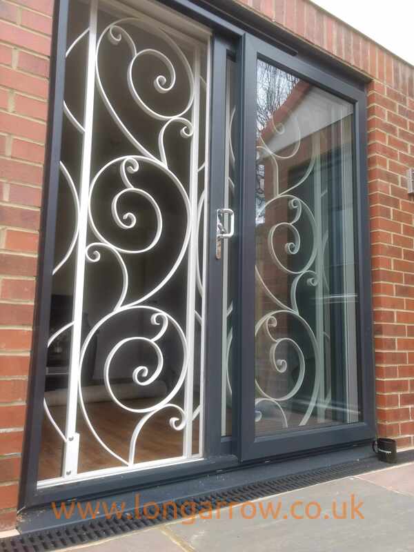wrought iron security grille Leeds