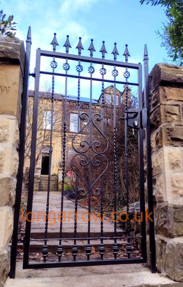 wrought iron gate kirkstall