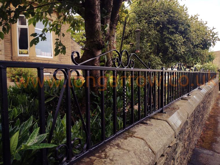 wrought iron railings fitting in  Keighley BD21